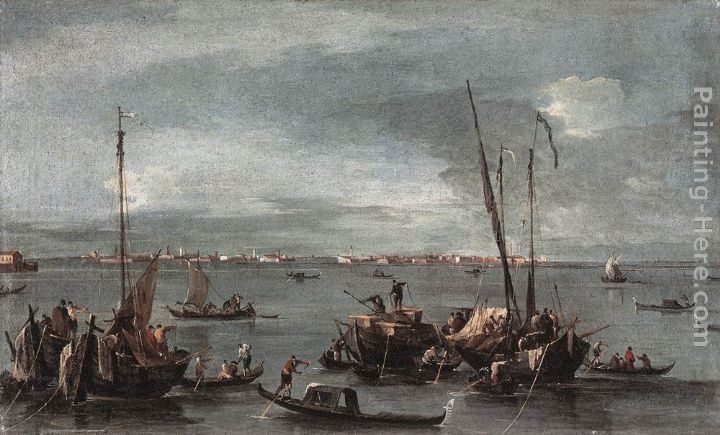 Francesco Guardi The Lagoon Looking toward Murano from the Fondamenta Nuove